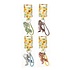 Duckiez Duckiez Sleutelhanger Finger Biting Dino - 12 stuks