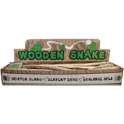 Duckiez Duckiez Houten Slang Kronkelend - 24 stuks