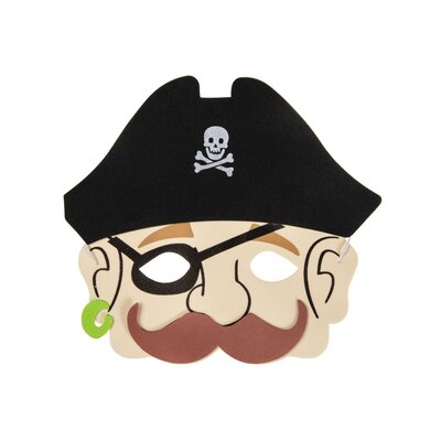Duckiez Duckiez Masker Piraat In Foam - 60 stuks