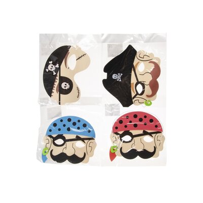 Duckiez Duckiez Masker Piraat In Foam - 60 stuks