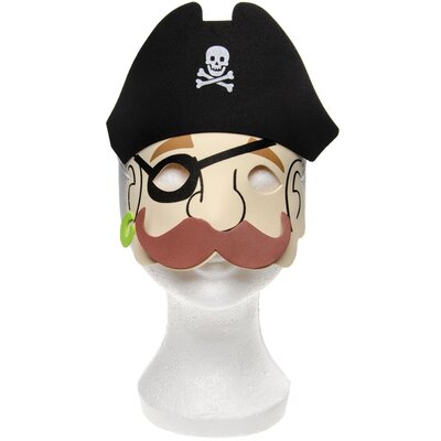 Duckiez Duckiez Masker Piraat In Foam - 60 stuks