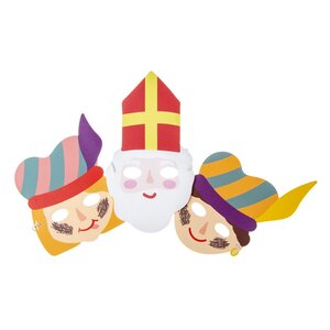 Duckiez Duckiez Sinterklaas Masker In Foam - 24 stuks