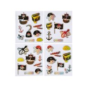 Duckiez Duckiez Stickers Piraat Glitter - 100 stuks