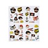 Duckiez Duckiez Stickers Piraat Glitter - 100 stuks