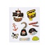 Duckiez Duckiez Stickers Piraat Glitter - 100 stuks