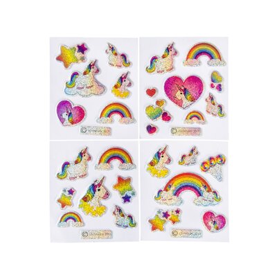 Duckiez Duckiez Stickers Eenhoorn Glitter - 100 stuks
