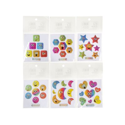 Duckiez Duckiez Stickers Emoties Glitter - 100 stuks