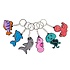 Duckiez Duckiez Sleutelhanger Zeedieren - 48 stuks