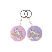 Duckiez Duckiez Sleutelhanger Eenhoorn Met Spiegel - 48 stuks