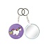 Duckiez Duckiez Sleutelhanger Eenhoorn Met Spiegel - 48 stuks