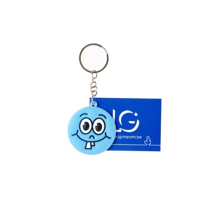 Duckiez Duckiez Sleutelhanger Lachgezicht - 48 stuks