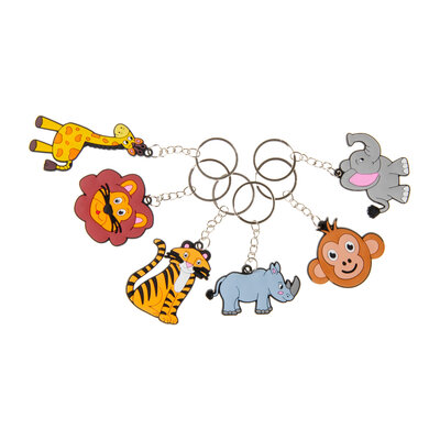 Duckiez Duckiez Sleutelhanger Wilde Dieren - 48 stuks