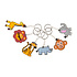 Duckiez Duckiez Sleutelhanger Wilde Dieren - 48 stuks