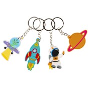 Duckiez Duckiez Sleutelhanger Ruimte - 48 stuks