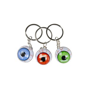 Duckiez Duckiez Sleutelhanger Oogbal Metaal - 48 stuks