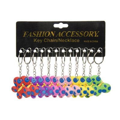 Duckiez Duckiez Sleutelhanger Vlinder - 48 stuks