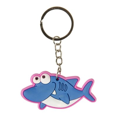 Duckiez Duckiez Sleutelhanger Haai Plat - 48 stuks