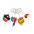 Duckiez Duckiez Sleutelhanger Piraatje - 48 stuks