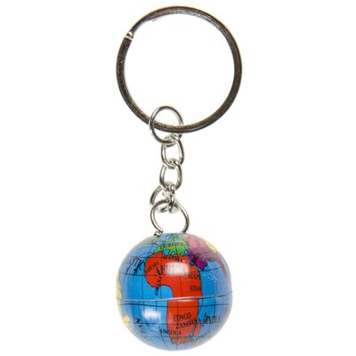 Duckiez Duckiez Sleutelhanger Wereldbol Metaal - 2400 stuks (BULK DEAL = 1CTN)
