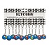 Duckiez Duckiez Sleutelhanger Wereldbol Metaal - 2400 stuks (BULK DEAL = 1CTN)