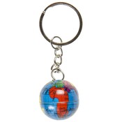 Duckiez Duckiez Sleutelhanger Wereldbol Metaal - 48 stuks