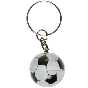 Duckiez Duckiez Sleutelhanger Voetbal Metaal - 48 stuks