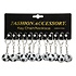 Duckiez Duckiez Sleutelhanger Voetbal Metaal - 48 stuks