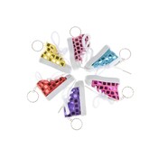 Duckiez Duckiez Sleutelhanger Basketbalschoen Glitter - 48 stuks