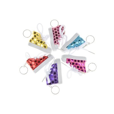 Duckiez Duckiez Sleutelhanger Basketbalschoen Glitter - 48 stuks