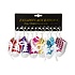 Duckiez Duckiez Sleutelhanger Basketbalschoen Glitter - 48 stuks