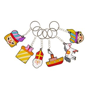 Duckiez Duckiez Sleutelhanger Sinterklaas - 48 stuks