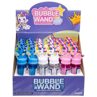 Duckiez Duckiez Eenhoorn Bellenblaasstaf Mini - 24 stuks