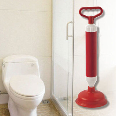 Decopatent Krachtige WC Ontstopper met Zuignap - Gootsteenontstopper - Ontstoppingspomp Gootsteen - WC Plopper met pomp en zuig functie