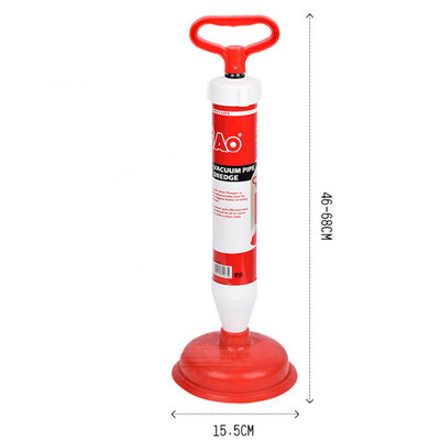 Decopatent Krachtige WC Ontstopper met Zuignap - Gootsteenontstopper - Ontstoppingspomp Gootsteen - WC Plopper met pomp en zuig functie