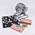 Decopatent - Tombola Bingo Spel Deluxe - Bingomolen - Tombola Deluxe - Bingoballen - Bingo kaarten - Fiches - Spelbord - Bingo molen - Metaal - Lotto Kinderspel