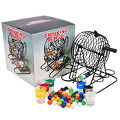 Decopatent - Drankspel Bingo Spel - Shot Glazen & Bingomolen - 6 Glazen - Gekleurde Bingoballen - Drank Spel - Drinking game voor volwassenen - Party Game Vol Fun