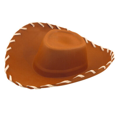 Henbrandt Henbrandt - Cowboy hoed - Volwassenen - Unisex - Indiaan - Voor Carnaval of Western Thema feest - Wild West Cowboyhoed: Maat 58 - Bruin