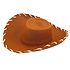 Henbrandt Henbrandt - Cowboy hoed - Volwassenen - Unisex - Indiaan - Voor Carnaval of Western Thema feest - Wild West Cowboyhoed: Maat 58 - Bruin