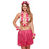 Henbrandt Henbrandt - 5-DELIGE VOLWASSENEN HAWAI SET - Bestaande uit: Hawai Rokje / Hawaïkrans / 2x Hawaii Armbanden - 1x Hawaii Hoofdband - Hawaii kostuum - Carnavalskleding - Verkleedkleding - Strandfeest - Vrouw - Maat: ONE SIZE FITTS ALL - Kleur: Roze
