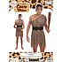 Henbrandt Henbrandt - VOLWASSENEN CAVEMAN HOLBEWONER Kostuum - Bestaande uit: Holbewoner Tuniek, Riem, Bovenarmband, Hoofdband - Hol Bewoner Oertijd kostuum - Carnavalskleding - Verkleedkleding - Vrijgezellenfeest - Man - Maat: ONE SIZE FITTS ALL