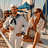 Henbrandt Henbrandt - VOLWASSENEN HEREN MATROZEN Kostuum, bestaande uit: Matrozen Hemd, Broek en Navy Hoed - Matroos kostuum - Carnavalskleding - Verkleedkleding - Vrijgezellenfeest - Man - Maat: ONE SIZE FITTS ALL