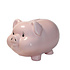Decopatent Decopatent - Groot Spaarvarken Spaarpot - Keramiek - Afm 20 x 16 x 15 cm - Spaarpot varken voor volwassenen en kleine kinderen - Cadeau - Kleur: Roze