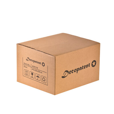 Decopatent - Smal Keukenrek opbergrek 4 laags op Wieltjes met Vakken - Smalle kast - Keukentrolley met wielen - Badkamer - Nisrek - Afm: 42 x  27.5 x 103 Cm