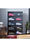 Decopatent - Schoenen Opbergsysteem Schoenenbox - Schoenendoos Black - Sneakerbox - Shoebox - Schoenen opbergen -  Stapelbaar - Display doos voor Sneakers & Pumps - Organizer - Collector Storagebox Display - Kleur: ZWART - 1 Stuk