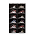 Decopatent - Schoenen Opbergsysteem Schoenenbox - Schoenendoos Black - Sneakerbox - Shoebox - Schoenen opbergen -  Stapelbaar - Display doos voor Sneakers & Pumps - Organizer - Collector Storagebox Display - Kleur: ZWART - 1 Stuk
