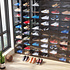 Decopatent - Schoenen Opbergsysteem Schoenenbox - Schoenendoos Black - Sneakerbox - Shoebox - Schoenen opbergen -  Stapelbaar - Display doos voor Sneakers & Pumps - Organizer - Collector Storagebox Display - Kleur: ZWART - 1 Stuk