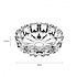 Decopatent - Luxe Glazen Asbak Rond 16 Cm - Transparant Design - Stevig Glas - Asbak voor Binnen en Buiten gebruik - Stijlvolle Ronde Asbak - Afm: 16 x 16 x 5.3 Cm.