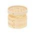 Decopatent - 3 Delig Stoommandje met deksel  - Ø24 Cm - Bamboe Hout - Rijst Stoommanden - Stomer - Steamer Cooker - Dim Sum Stoomschaal