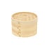 Decopatent - 3 Delig Stoommandje met deksel  - Ø24 Cm - Bamboe Hout - Rijst Stoommanden - Stomer - Steamer Cooker - Dim Sum Stoomschaal