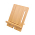 Decopatent - Universele Telefoonhouder / Tablethouder - Telefoon houder van Bamboe hout - tablet / iPad houder - standaard voor Gsm - Afm Staand: 15x20x0.8 Cm - Afm Liggend: 20x15x0.8 Cm.